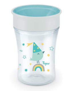 Tigex 360 Degree Smart Cup, 250ml, Blue